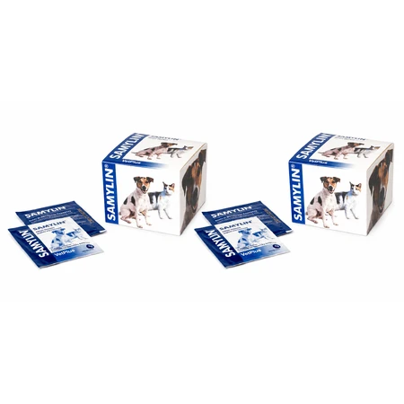 Samylin Small Breed Nutritional Supplement for Dogs and Cats Weighing Less Than 10 kg, 2 x 30 packets, VetPlus