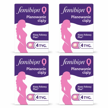Femibion 0 Pregnancy Planning, Folic Acid Plus, 4x28 tablets, Procter & Gamble