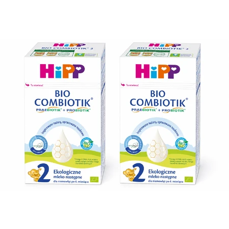 HiPP 2 Bio Combiotik, biologische opvolgmelk, na 6 maanden, 2x550 g