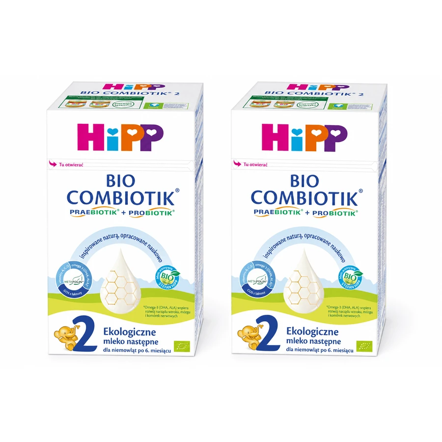 HiPP 2 Bio Combiotik, biologische opvolgmelk, na 6 maanden,4x550 g