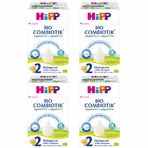 HiPP 2 Bio Combiotik, ekologiczne mleko następne, po 6 miesiącu, 4x550 g: ceny i cechy