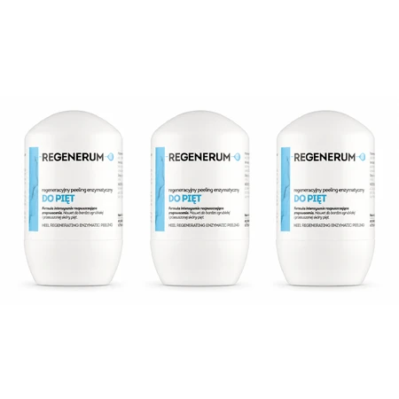Regenerum Regenerative enzymatic exfoliator for heels, 3x50 ml