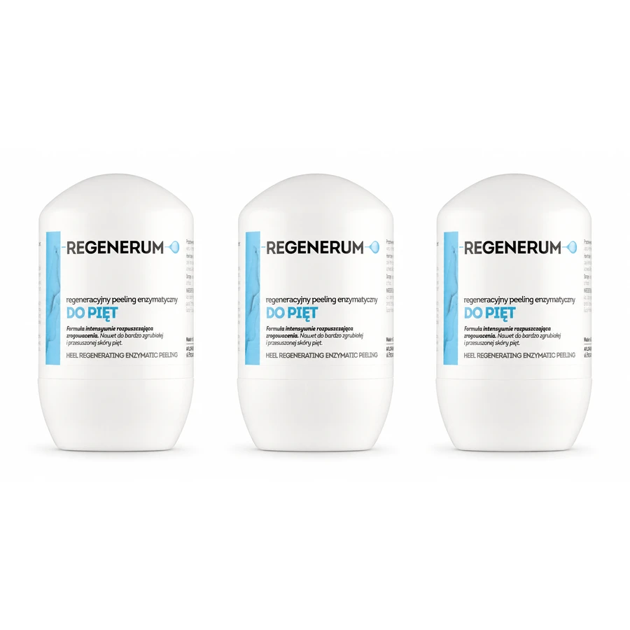 Regenerum Regenerative enzymatic exfoliator for heels, 3x50 ml