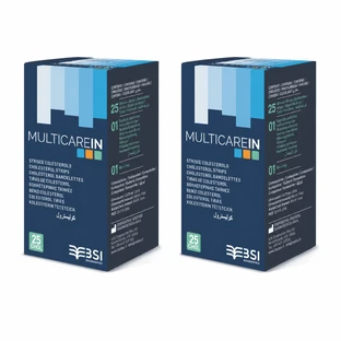 MultiCare IN Colesterolo 2x25 Strisce Per Autoanalisi