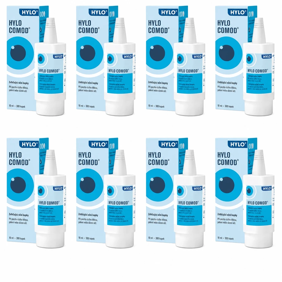 Hylo Eye Care HYLO-COMOD nawilżające krople do oczu 8x10 ml: ceny i cechy