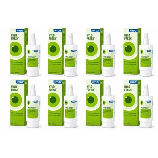 Hylo Eye Care HYLO-FRESH nawilżające krople do oczu z eufrazją 8x10 ml