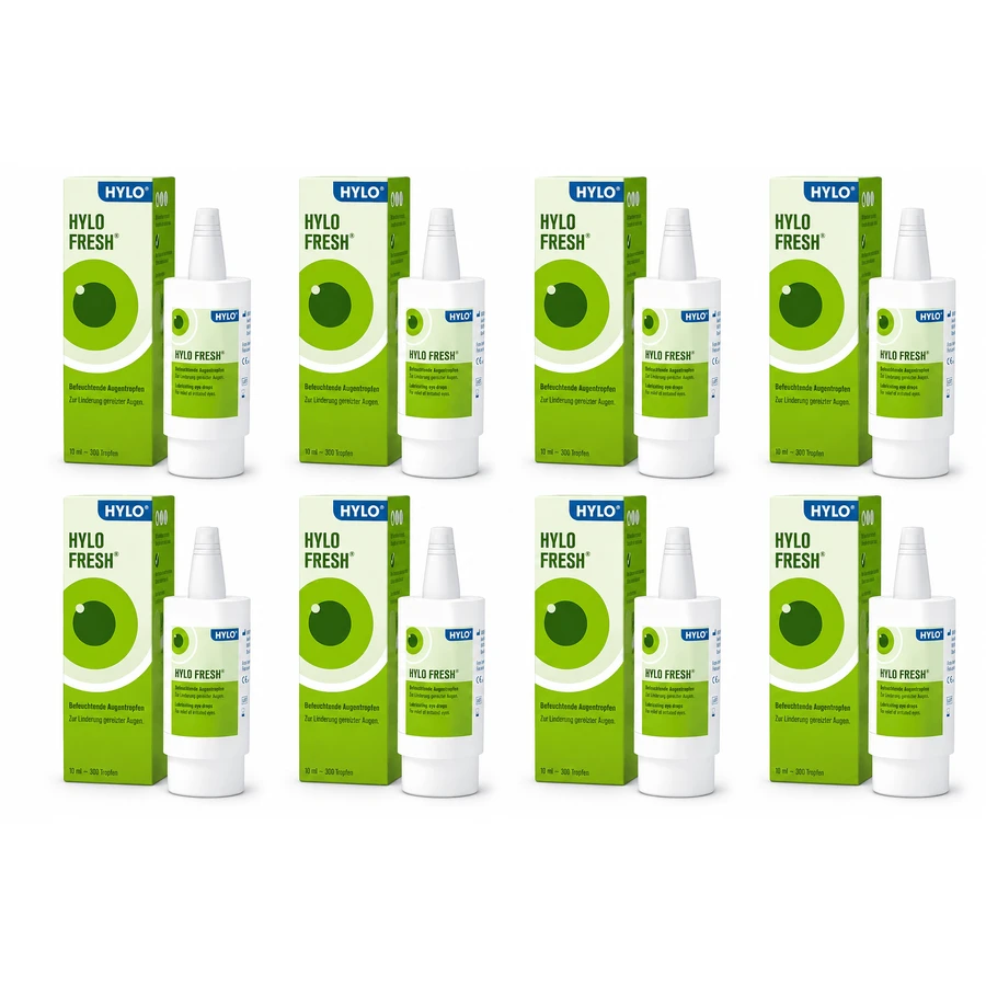 Hylo Eye Care HYLO-FRESH nawilżające krople do oczu z eufrazją 8x10 ml: ceny i cechy