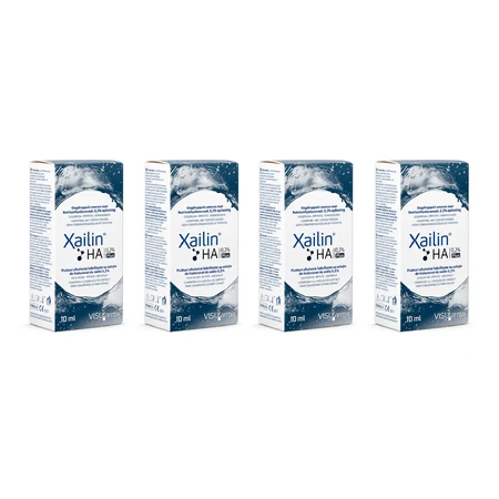 Xailin HA 0,2% Plus Collirio, 4x10 ml, Visufarma