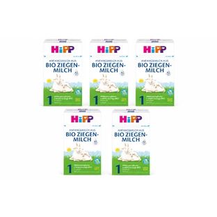 HiPP 1 Bio, latte per lattanti di capra biologico, dalla nascita, 5x400 g