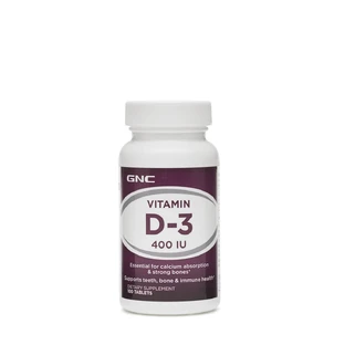 Gnc Vitamine D-3 400 Iu, Natuurlijke Vitamine D-3 100% Lanoline 400 Ui, 100 Tb