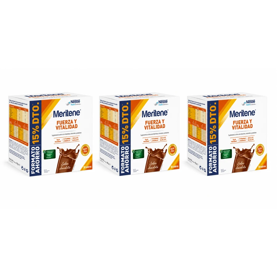 Meritene Strength and Vitality Chocolate 3x30 sachets