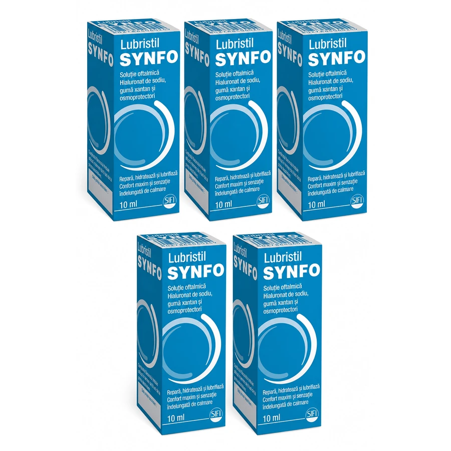 Lubristil Synfo ophthalmologische Lösung, 5x10 ml, Sifi