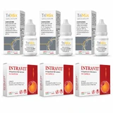 Intravit, 90 Tabletten + TriMix Augentropfen, 24 ml, Offhealth