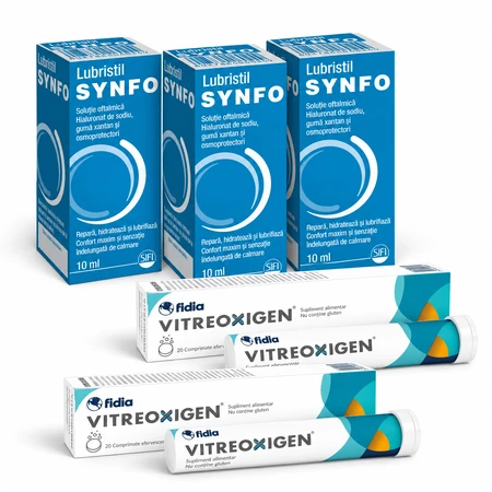 Lubristil Synfo, 30 ml + Vitreoxigen, 40 comprimate