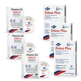 Vitamine D3, 90 comprimés + Iron Plus, 60 gélules, IBSA