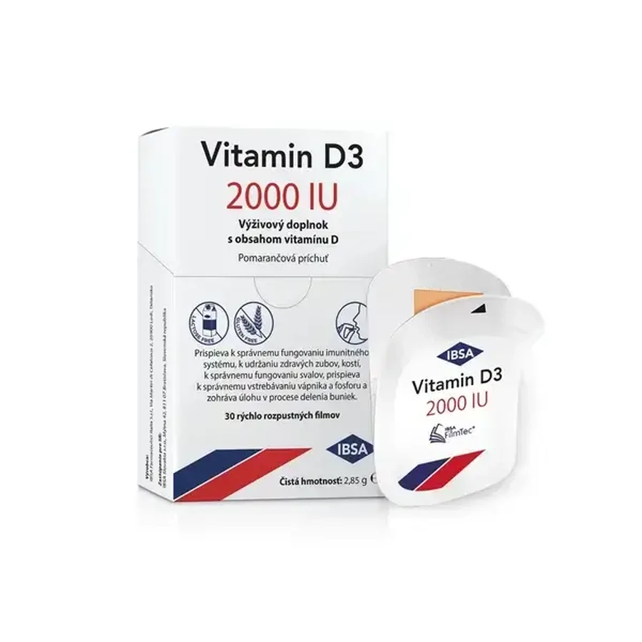 VITAMIN D3 IBSA 2000 IU 90 tablets + Iron Plus 60 capsules, IBSA