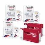 Vitamin D3 90 tablets + SiderAL Forte, 60 capsules, Zentiva