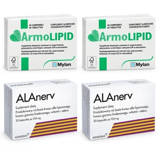 ArmoLipid, 120 tablets + ALAnerv, 60 capsules, Alfasigma