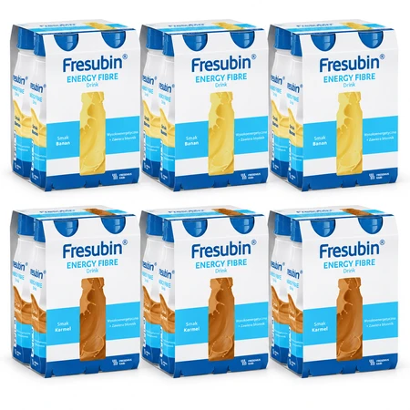 Fresubin Energy Fiber Plátano + Caramelo 24 x 200 ml