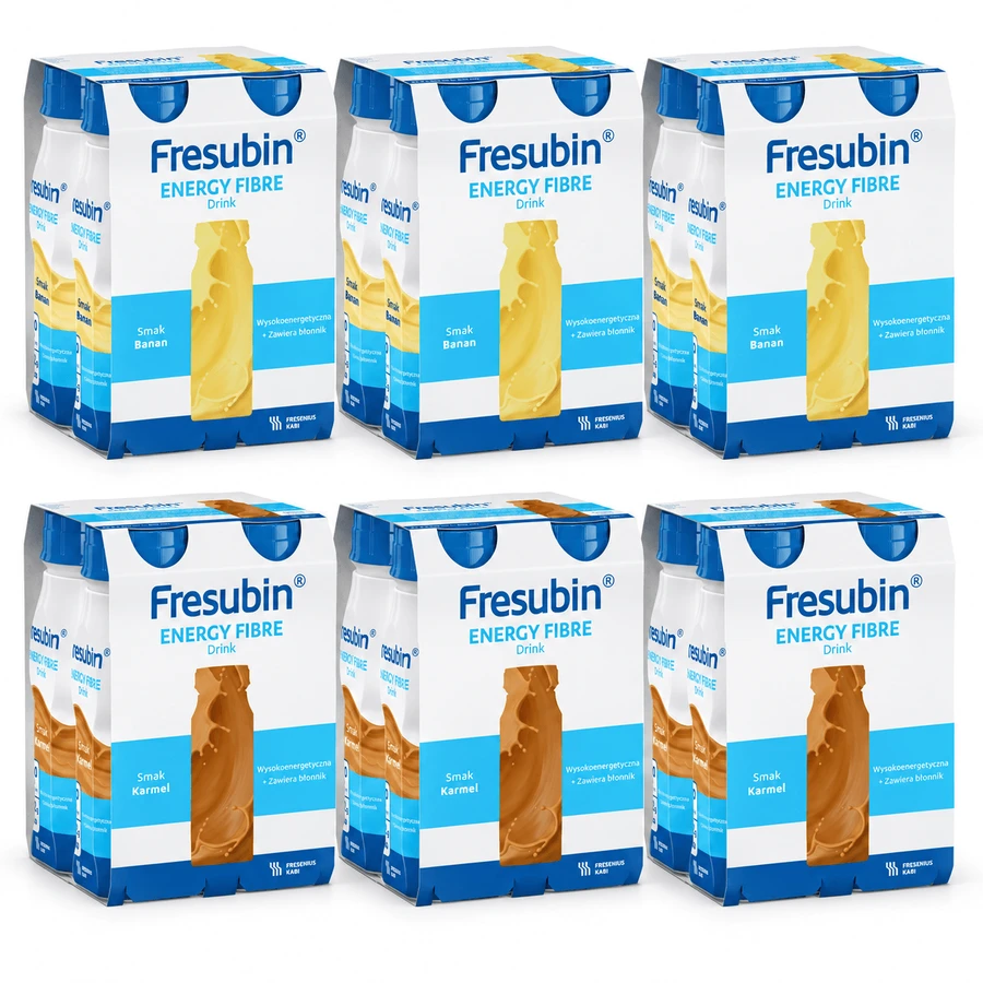Fresubin Energy Fiber Plátano + Caramelo 24 x 200 ml