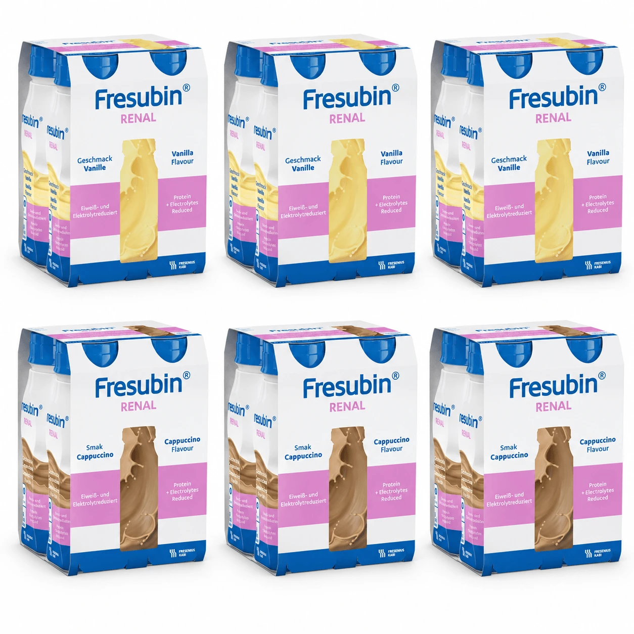 Fresubin Renal Vanilla + Cappuccino 24 x 200 ml