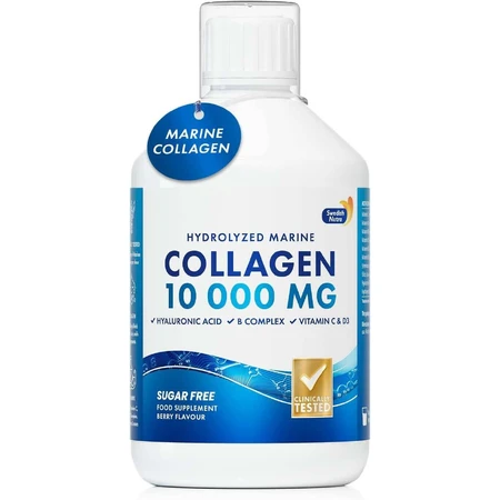 Colagen Marin Hidrolizat 10000mg, 3x500 ml, Swedish Nutra