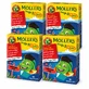 Bonbons gélifiés en forme de poisson aux oméga-3, saveur framboise, 4 paquets de 36 bonbons, Möller’s