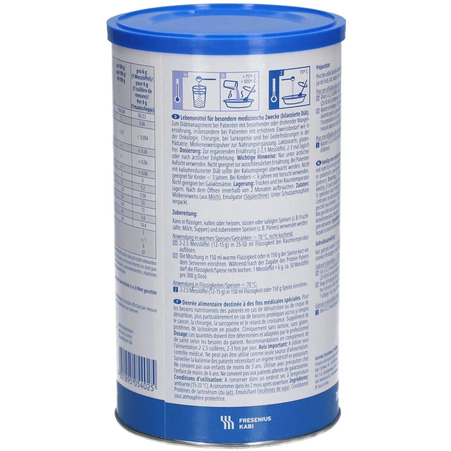 Fresubin Protein Powder, preparat odżywczy, proszek, smak neutralny, 4x300 g: ceny i cechy