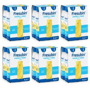 Fresubin Energy Fibre Drink, nutritional supplement, banana flavour, 24x200 ml