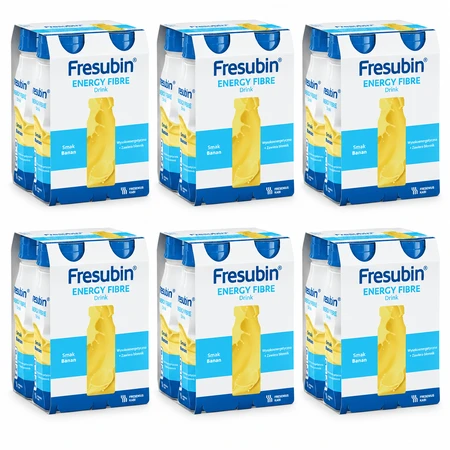 Fresubin Energy Fibre Drink, préparation nutritionnelle, banane, 24x200 ml
