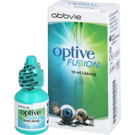 Picături pentru ochi OPTIVE Fusion, 8x10 ml