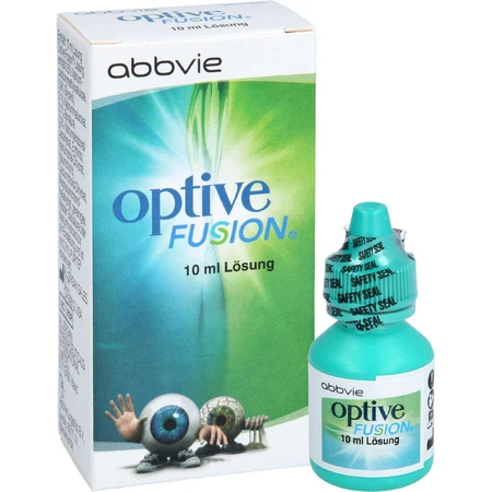 Picături pentru ochi OPTIVE Fusion, 8x10 ml