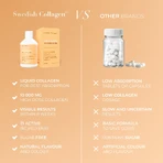 Colágeno líquido Morning Glow con ácido hialurónico y vitaminas, 500 ml, Swedish Collagen