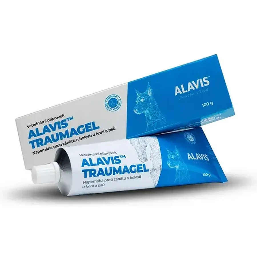 Alavis Traumagel per cavalli e cani, 100 g