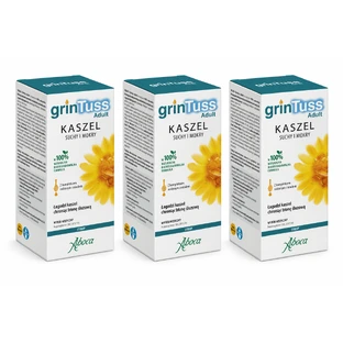 GrinTuss Adult, syrup for children over 12 years and adults, 3x180 ml