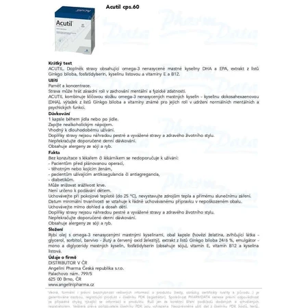 ACUTIL 2x60 pcs, food supplement