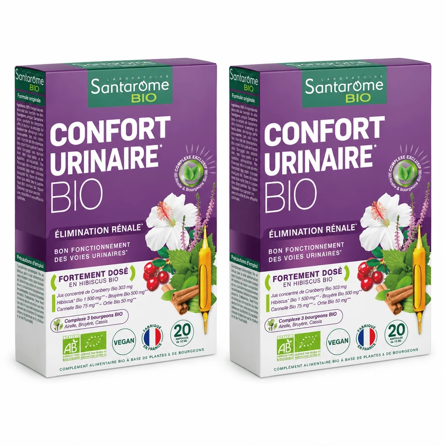 Santarome Confort Urinaire Bio 2x20 fiole Bio