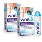 Wortie, préparation pour éliminer les verrues et les verrues, 2x50 ml
