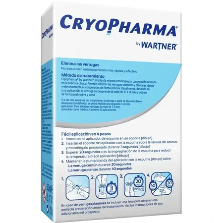 Cryopharma wart removal spray, 3x50 ml, Omega Pharma