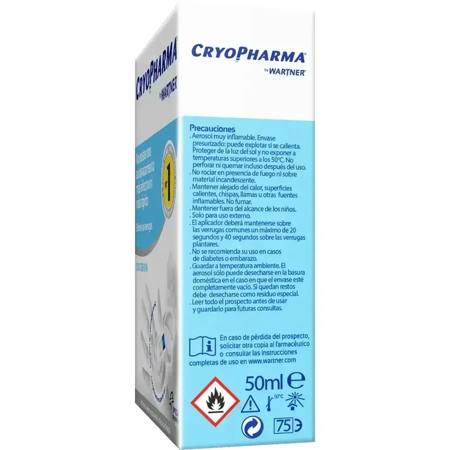 Cryopharma wart removal spray, 3x50 ml, Omega Pharma
