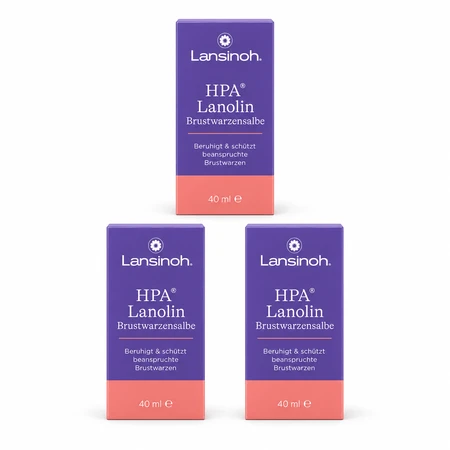 LANSINOH HPA Lanolin climate neutral ointment 3x40 ml