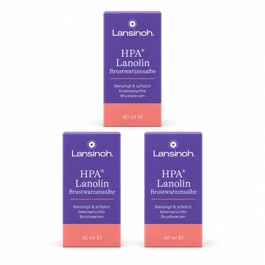 LANSINOH HPA Lanolin climate neutral ointment 3x40 ml