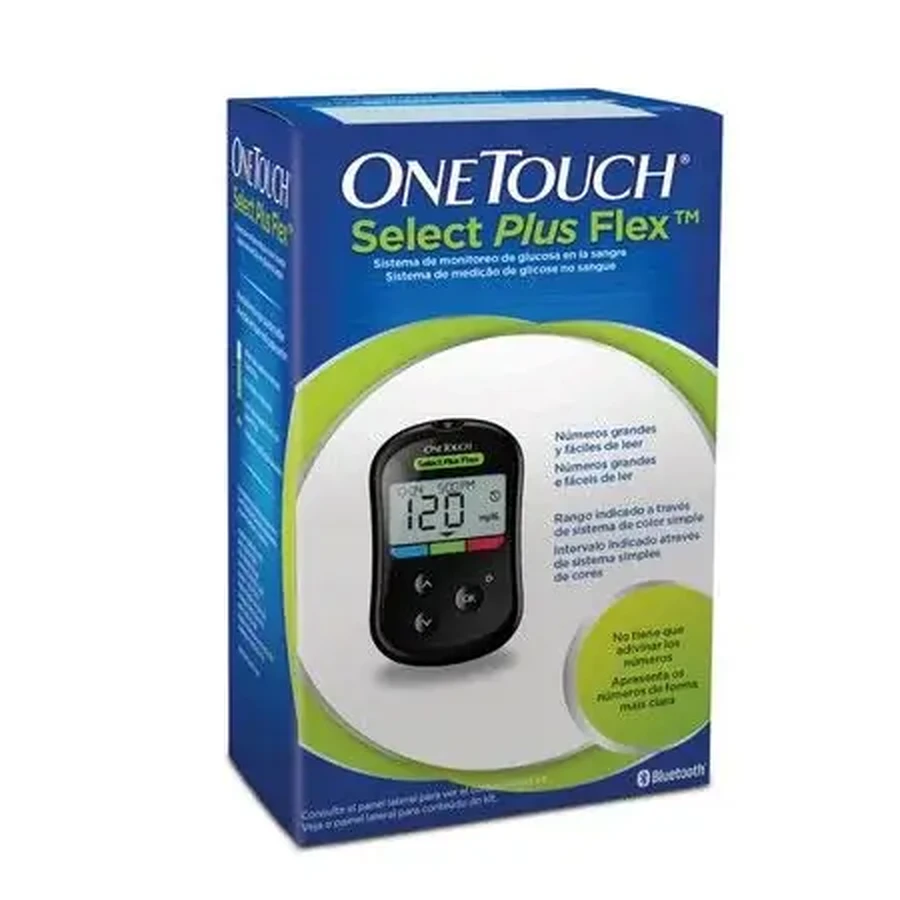 One Touch Select Plus Flexibles Blutzuckermessgerät, 1 Stück, Lifescan