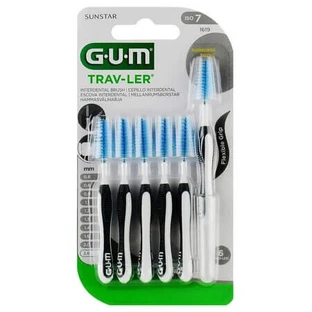 Brossettes interdentaires Gum Trav-ler 2,6 mm, lot de 6, Sunstar Gum