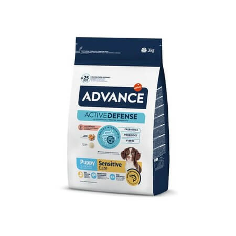 Puppy Sensitive Care Active Defense Dry Dog Food with Salmon and Rice, 3 kg, Advance Veterinary Diets