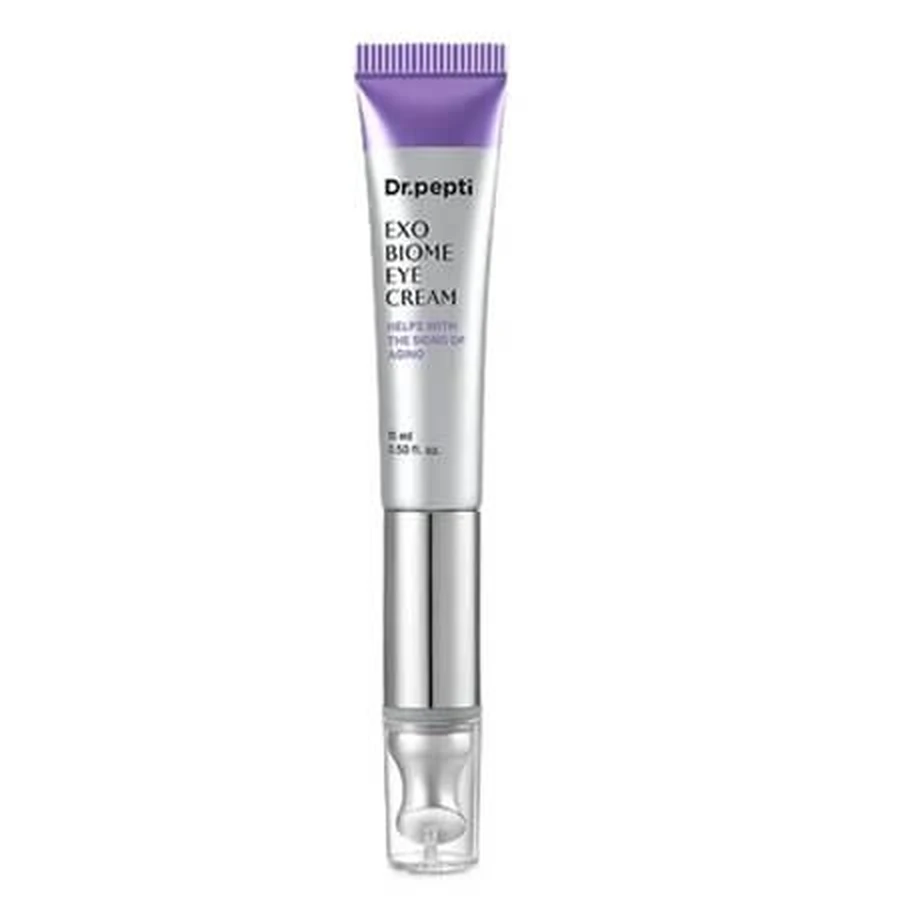 Exo Biome Anti-Aging-Augencreme mit Exosomen und PDRN, 15 ml, Dr. Pepti