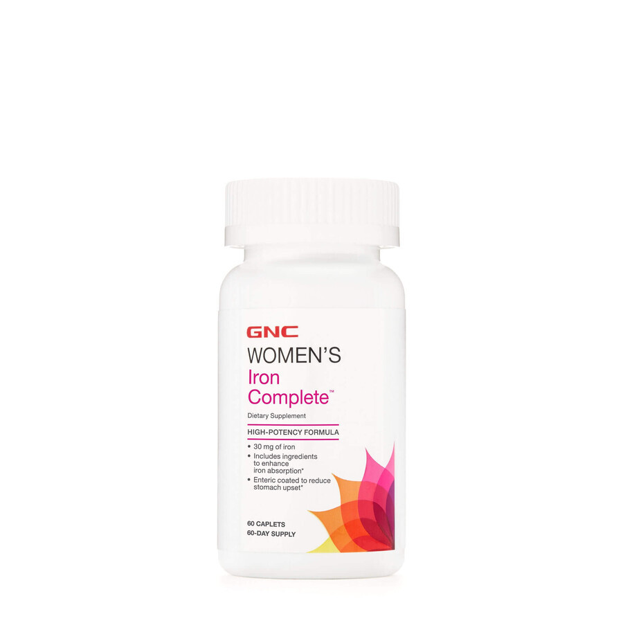 Buy Gnc Women's Iron Complete, Iron Formula For Women, 60 Tb Gnc Women's Iron Complete, Iron Formula For Women, 60 Tb