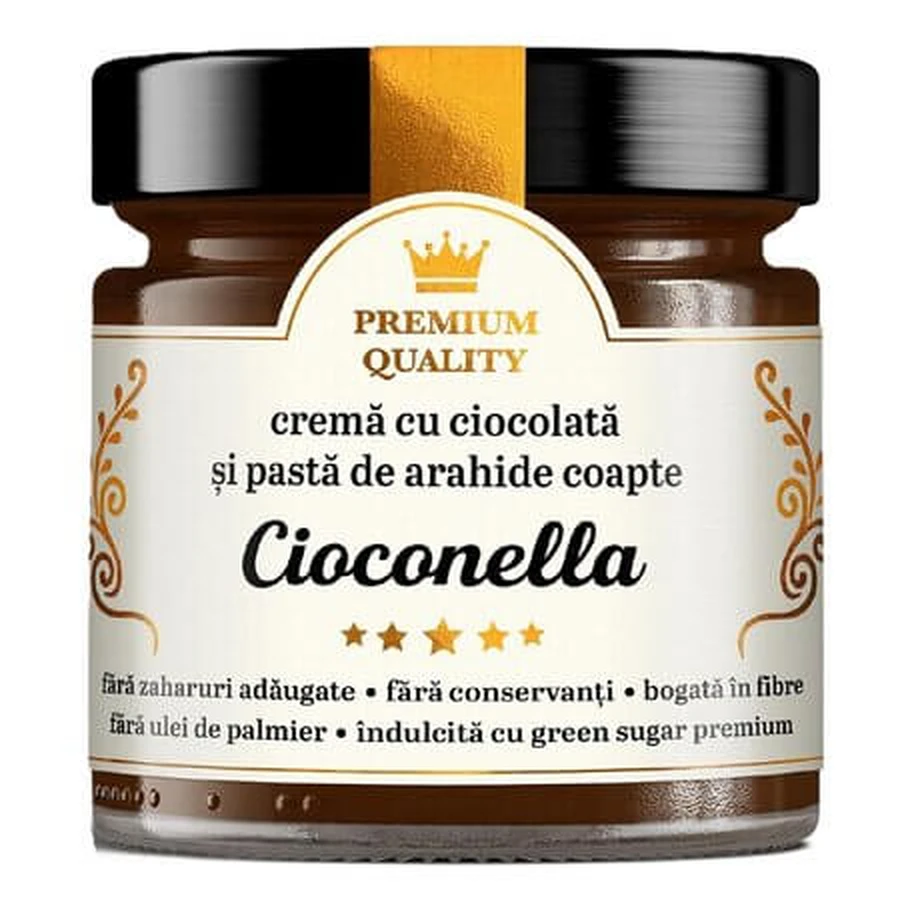 Cioconella Chocolate and Peanut Butter Spread, 250 g, Remedia Laboratories