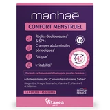 Nahrungsergänzungsmittel für ein angenehmes Menstruationsgefühl, 45 vegetarische Kapseln, Manhae