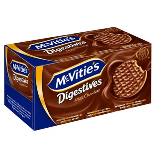 Galletas integrales recubiertas de chocolate con leche, 200 g, McVitie's